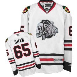 Andrew Shaw Chicago Blackhawks Reebok Premier Skull Jersey (White)