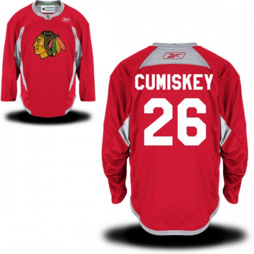 Kyle Cumiskey Chicago Blackhawks Reebok Premier Practice Team Jersey (Red)