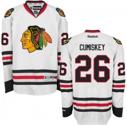 Kyle Cumiskey Chicago Blackhawks Reebok Women's Authentic Away Jersey (White)