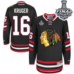 Marcus Kruger Chicago Blackhawks Reebok Authentic 2014 Stadium Series 2015 Stanley Cup Jersey (Black)