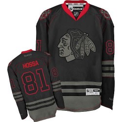 Marian Hossa Chicago Blackhawks Reebok Authentic Jersey (Black Ice)