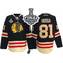 Marian Hossa Chicago Blackhawks Reebok Authentic 2015 Winter Classic 2015 Stanley Cup Jersey (Black)