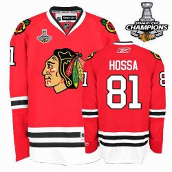 Marian Hossa Chicago Blackhawks Reebok Authentic 2013 Stanley Cup Champions Jersey (Red)