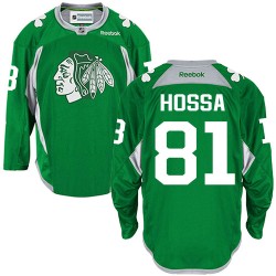 Marian Hossa Chicago Blackhawks Reebok Authentic Practice Jersey (Green)