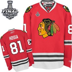 Marian Hossa Chicago Blackhawks Reebok Authentic Home 2015 Stanley Cup Jersey (Red)