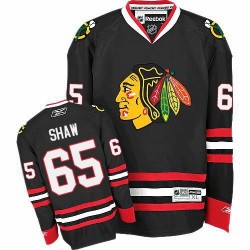 Andrew Shaw Chicago Blackhawks Reebok Women's Authentic Third Jersey (Black)