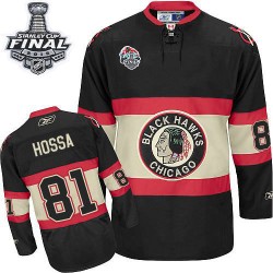 Marian Hossa Chicago Blackhawks Reebok Premier Winter Classic 2015 Stanley Cup Jersey (Black)