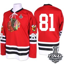 Marian Hossa Chicago Blackhawks Mitchell and Ness Premier 1960-61 Throwback 2015 Stanley Cup Jersey (Red)