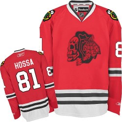 Marian Hossa Chicago Blackhawks Reebok Premier Skull Jersey (Red)