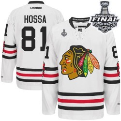 Marian Hossa Chicago Blackhawks Reebok Women's Premier 2015 Winter Classic 2015 Stanley Cup Jersey (White)
