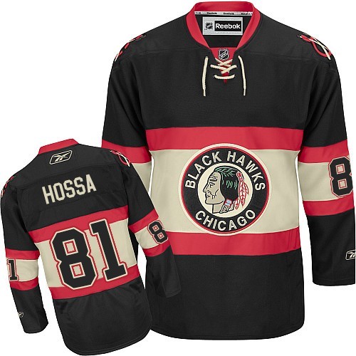 Marian Hossa Chicago Blackhawks Reebok Youth Premier New Third Jersey (Black)