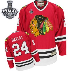 Martin Havlat Chicago Blackhawks CCM Authentic Throwback 2015 Stanley Cup Jersey (Red)