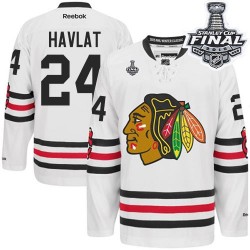 Martin Havlat Chicago Blackhawks Reebok Authentic 2015 Winter Classic 2015 Stanley Cup Jersey (White)