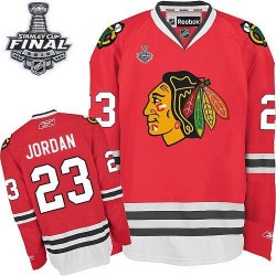 Michael Jordan Chicago Blackhawks Reebok Authentic Home 2015 Stanley Cup Jersey (Red)