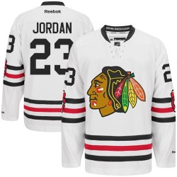Michael Jordan Chicago Blackhawks Reebok Premier 2015 Winter Classic Jersey (White)