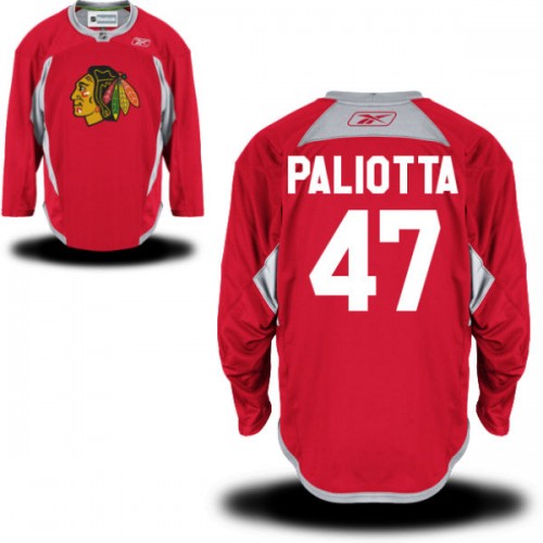 Michael Paliotta Chicago Blackhawks Reebok Authentic Practice Team Jersey (Red)
