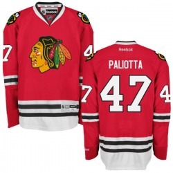 Michael Paliotta Chicago Blackhawks Reebok Authentic Home Jersey (Red)