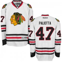 Michael Paliotta Chicago Blackhawks Reebok Authentic Away Jersey (White)