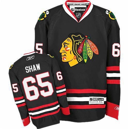 Andrew Shaw Chicago Blackhawks Reebok Youth Premier Third Jersey (Black)