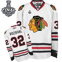 Michal Rozsival Chicago Blackhawks Reebok Premier Away 2015 Stanley Cup Jersey (White)
