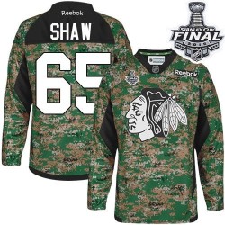 Andrew Shaw Chicago Blackhawks Reebok Youth Premier Veterans Day Practice 2015 Stanley Cup Jersey (Camo)