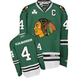 Niklas Hjalmarsson Chicago Blackhawks Reebok Authentic Jersey (Green)