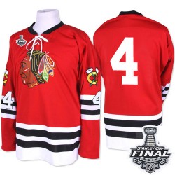 Niklas Hjalmarsson Chicago Blackhawks Mitchell and Ness Authentic 1960-61 Throwback 2015 Stanley Cup Jersey (Red)