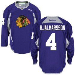 Niklas Hjalmarsson Chicago Blackhawks Reebok Premier Practice Jersey (Purple)
