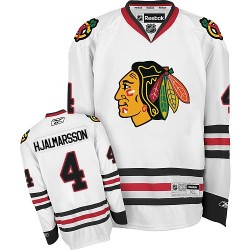 Niklas Hjalmarsson Chicago Blackhawks Reebok Youth Premier Away Jersey (White)