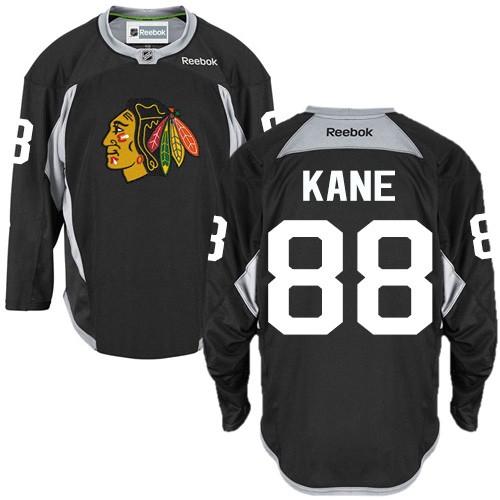 Patrick Kane Chicago Blackhawks Reebok Authentic Practice Jersey (Black)