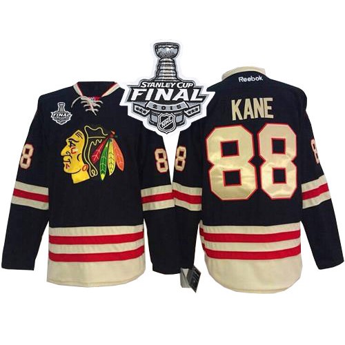 Patrick Kane Chicago Blackhawks Reebok Authentic 2015 Winter Classic 2015 Stanley Cup Jersey (Black)