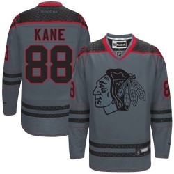 Patrick Kane Chicago Blackhawks Reebok Authentic Charcoal Cross Check Fashion Jersey ()