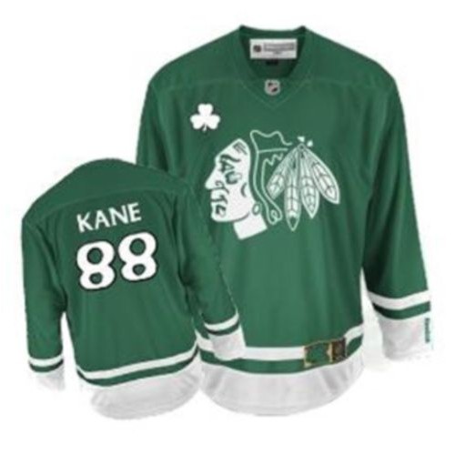 Patrick Kane Chicago Blackhawks Reebok Authentic St Patty's Day Jersey (Green)