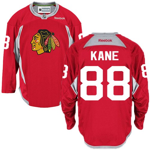 Patrick Kane Chicago Blackhawks Reebok Authentic Practice Jersey (Red)