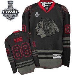 Patrick Kane Chicago Blackhawks Reebok Premier 2015 Stanley Cup Jersey (Black Ice)