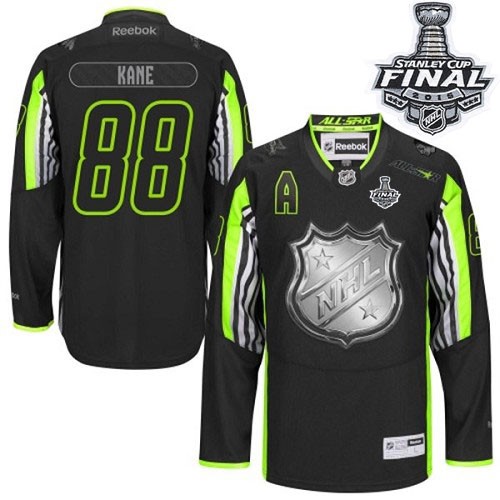 Patrick Kane Chicago Blackhawks Reebok Premier 2015 All Star 2015 Stanley Cup Jersey (Black)