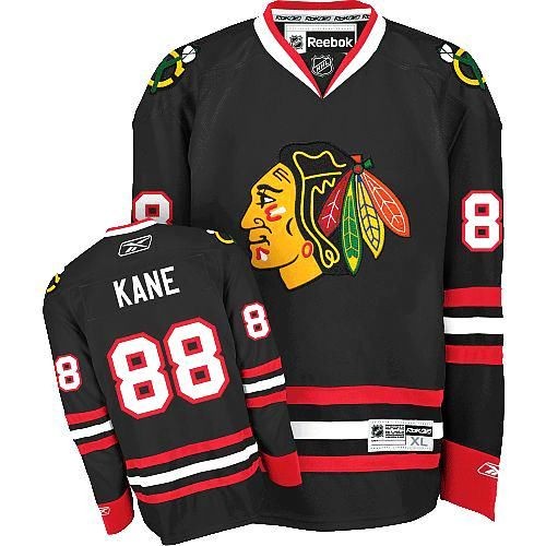 Patrick Kane Chicago Blackhawks Reebok Premier Third Jersey (Black)