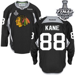 Patrick Kane Chicago Blackhawks Reebok Premier Practice 2015 Stanley Cup Jersey (Black)