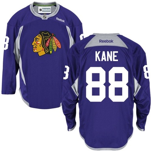 Patrick Kane Chicago Blackhawks Reebok Premier Practice Jersey (Purple)