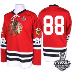 Patrick Kane Chicago Blackhawks Mitchell and Ness Premier 1960-61 Throwback 2015 Stanley Cup Jersey (Red)