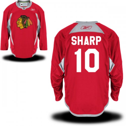 Patrick Sharp Chicago Blackhawks Reebok Premier Practice Team Jersey (Red)