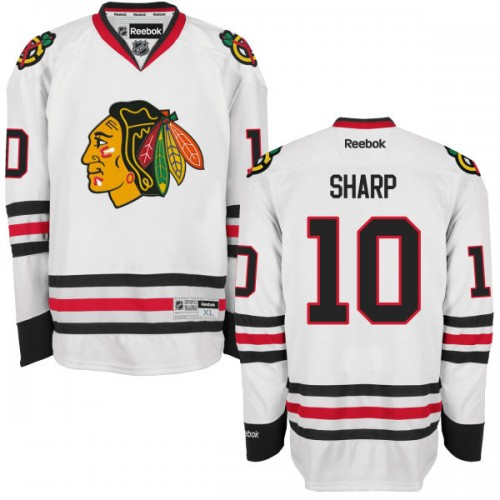 Patrick Sharp Chicago Blackhawks Reebok Premier Away Jersey (White)