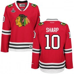 Patrick Sharp Chicago Blackhawks Reebok Women's Premier Home 2015 Stanley Cup Champions Jersey (Red)