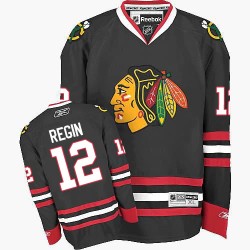 Peter Regin Chicago Blackhawks Reebok Premier Third Jersey (Black)