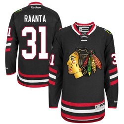 Antti Raanta Chicago Blackhawks Reebok Authentic 2014 Stadium Series Jersey (Black)