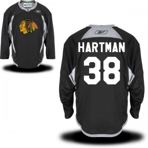 Ryan Hartman Chicago Blackhawks Reebok Premier Practice Alternate Jersey (Black)