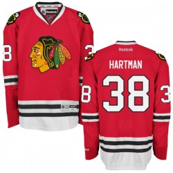 Ryan Hartman Chicago Blackhawks Reebok Premier Home Jersey (Red)