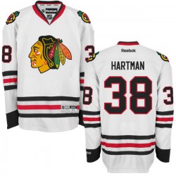 Ryan Hartman Chicago Blackhawks Reebok Authentic Away Jersey (White)