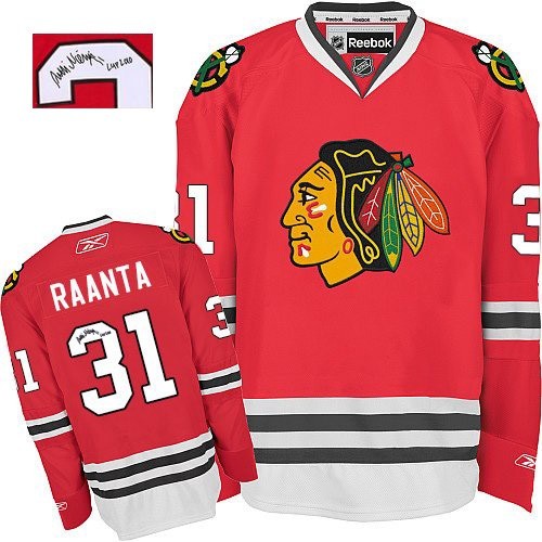 Antti Raanta Chicago Blackhawks Reebok Authentic Autographed Home Jersey (Red)