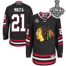Stan Mikita Chicago Blackhawks Reebok Authentic 2014 Stadium Series 2015 Stanley Cup Jersey (Black)